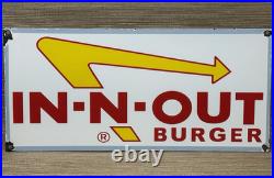 Vintage Burger King Porcelain Sign Fast Food Gas Station Pepsi Dew Mcdonalds