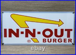 Vintage Burger King Porcelain Sign Fast Food Gas Station Pepsi Dew Mcdonalds