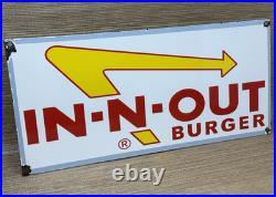Vintage Burger King Porcelain Sign Fast Food Gas Station Pepsi Dew Mcdonalds