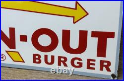 Vintage Burger King Porcelain Sign Fast Food Gas Station Pepsi Dew Mcdonalds