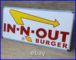 Vintage Burger King Porcelain Sign Fast Food Gas Station Pepsi Dew Mcdonalds