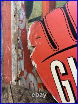 Vintage C. 1940 Gifts Store Display Clown Sign Carnival Circus Gas Grocery Store