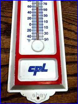 Vintage CPL Reddy Killowatt Thermometer / Co-Op Power & Light Advertising Sign