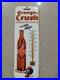 Vintage-CRUSH-crushy-Carbonated-Thermometer-Tin-merchandise-1950-No-Porcelain-01-iyq