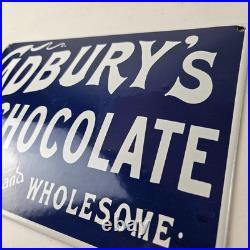 Vintage Cadbury's Chocolate Sign Gas Service Station Pump Porcelain Store Sign Vintage Cadbury's Chocolate Sign Gas Service Station Pump Porcelain Store Sign