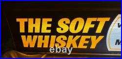 Vintage Calvert Whiskey Advertising Sign Electric Light 49 long! The soft