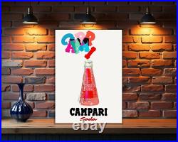 Vintage Campari Soda Beverage Heavy Metal Sign 60x40cm Vintage Campari Soda Beverage Heavy Metal Sign 60x40cm