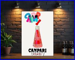 Vintage Campari Soda Beverage Heavy Metal Sign 60x40cm Vintage Campari Soda Beverage Heavy Metal Sign 60x40cm