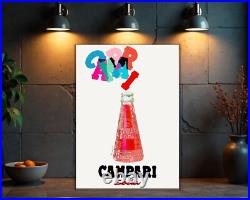 Vintage Campari Soda Beverage Heavy Metal Sign 60x40cm Vintage Campari Soda Beverage Heavy Metal Sign 60x40cm
