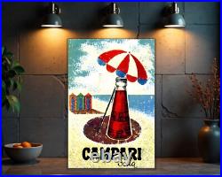 Vintage Campari Soda Sign Beach Umbrella Edition XXL (60x40 cm) Vintage Campari Soda Sign Beach Umbrella Edition XXL (60x40 cm)