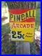 Vintage-Carnival-PINBALL-PORCELAIN-ARCADE-Sign-Circus-Amusement-Park-01-le