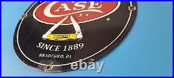 Vintage Case Knives Sign Porcelain Service Station Store Gas Pump Sign