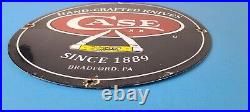 Vintage Case Knives Sign Porcelain Service Station Store Gas Pump Sign