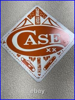 Vintage Case Pocket Knives Advertising Sign Heavy Metal 12 x 12 Vintage Case Pocket Knives Advertising Sign Heavy Metal 12 x 12