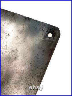 Vintage Case Pocket Knives Porcelain Metal Advertising Sign CARVE YOUR OWN PATH