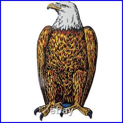 Vintage Case Tractors Sign Bald Eagle Porcelain Service Station Store Gas Sign