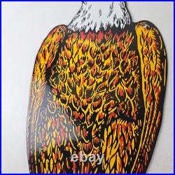 Vintage Case Tractors Sign Bald Eagle Porcelain Service Station Store Gas Sign