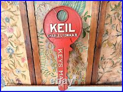 Vintage Cast Iron Trade Sign Keil Charlestown NH Key Advertising Sign