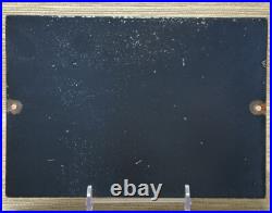 Vintage Caution Sign Be Careful Porcelain Sign Gas Oil Machine Shop Wood Working