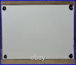 Vintage Cessna Aircraft Co Porcelain Sign Airplane Hangar Gas Station Motor Oil