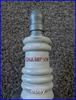 Vintage Champion Spark Plug Plastic Blow Mold Station Store Sign Display 3D 22