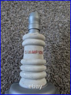 Vintage Champion Spark Plug Plastic Blow Mold Station Store Sign Display 3D 22