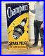Vintage-Champion-Spark-Plugs-Porcelain-Advertising-Sign-Original-Gas-Oil-01-ehp