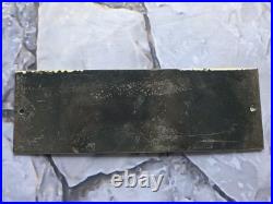 Vintage Chevrolet Parts & Service Porcelain Sign 12 X 4