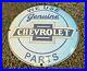 Vintage-Chevrolet-Porcelain-Bow-tie-Gas-Trucks-Service-Sales-Parts-Sign-01-bhah
