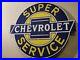 Vintage-Chevrolet-Porcelain-Gas-Auto-Super-Service-Station-Pump-Plate-Sign-01-zg