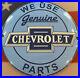 Vintage-Chevrolet-Porcelain-Service-Sign-Gas-Station-Pump-Plate-Motor-Oil-01-mus