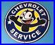 Vintage-Chevrolet-Porcelain-Sign-Chevy-Felix-The-Cat-Service-Gas-Oil-Pump-Sign-01-nm
