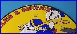 Vintage Chevrolet Sign Auto Service Man Cave Bar Wall Porcelain Gas Pump Sign