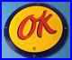 Vintage-Chevrolet-Sign-Porcelain-OK-Used-Cars-Gas-Oil-Pump-Garage-Sign-01-kxh