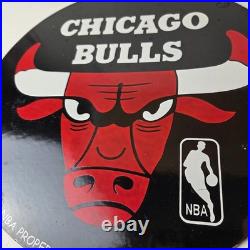 Vintage Chicago Bulls Sign NBA Basketball Stadium Porcelain Gas Pump Sign Vintage Chicago Bulls Sign NBA Basketball Stadium Porcelain Gas Pump Sign