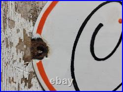 Vintage Chick-fil-a Porcelain Sign Old Fast Food Burger Fries Restaurant Chicken
