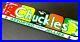Vintage-Chuckles-Assorted-Candy-Jellies-14-X-4-Advertising-Metal-Sign-Gas-Oil-01-vkl