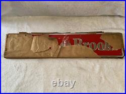 Vintage Cleaver Brooks Furnace Tin Advertising Sign 18 X 6 RARE NEW
