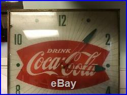 Vintage Coca-Cola PAM Clock Works Diner