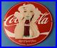 Vintage-Coca-Cola-Porcelain-Drink-Soda-Bottles-General-Service-Gas-Oil-Pump-Sign-01-bo