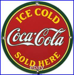 Vintage Coca Cola Porcelain Sign Gas Station Bottle Coke Pepsi Dew A & W Oil