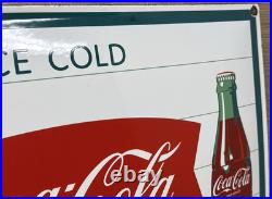 Vintage Coca Cola Porcelain Sign Gas Station Pump Plate Dew Pepsi Oil Dr Pepper Vintage Coca Cola Porcelain Sign Gas Station Pump Plate Dew Pepsi Oil Dr Pepper