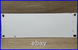 Vintage Coca Cola Porcelain Sign Gas Station Pump Plate Dew Pepsi Oil Dr Pepper