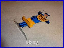 Vintage Coca Cola Stand-up Policeman Slow School Zone 12 Metal Soda Cop Sign