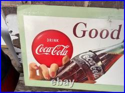 Vintage Coke Sign Cardboard 1967