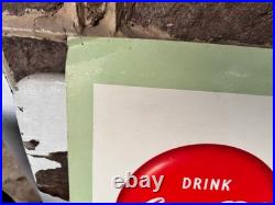 Vintage Coke Sign Cardboard 1967