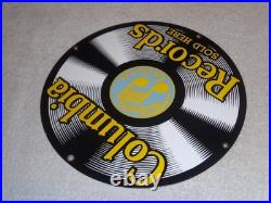 Vintage Columbia Records Grafonola Sold Here! Porcelain Metal Elvis Record Sign