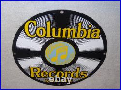 Vintage Columbia Records Grafonola Sold Here! Porcelain Metal Elvis Record Sign