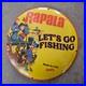 Vintage-Convex-Rapala-1969-Fish-Us-Gasoline-Oil-Gas-Pump-Enamel-Porcelain-Sign-01-fyg
