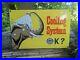 Vintage-Cooling-System-Ok-Dealer-Car-Porcelain-Metal-Advertising-Sign-12-X-8-01-fv